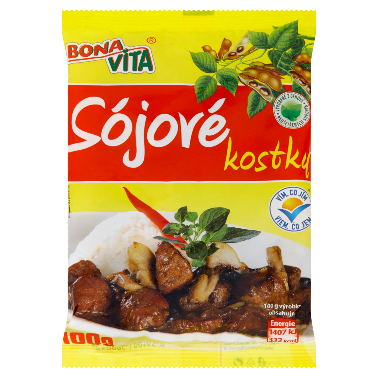 BONAVITA Soja kostky 4 x 100 g