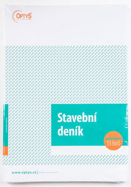 OPTYS Stavební deník NCR 5 ks