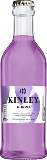 KINLEY Purple 24 x 250 ml vratná láhev