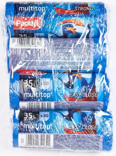 Pytle na odpad Standard zavazovací 35 l 4 x 30 ks