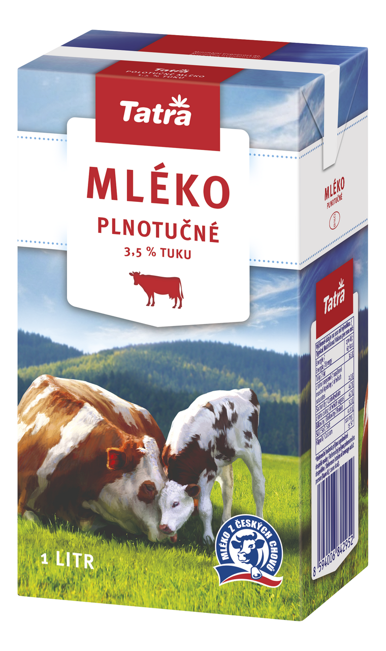 Tatra Mléko plnotučné 3,5 % trvanlivé 12 x 1 l