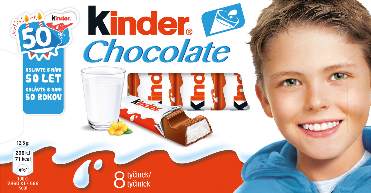kinder Choco 8 tyčinek 10 x 100 g