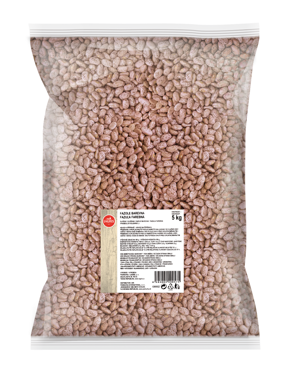 LAGRIS Fazole barevná 5 kg