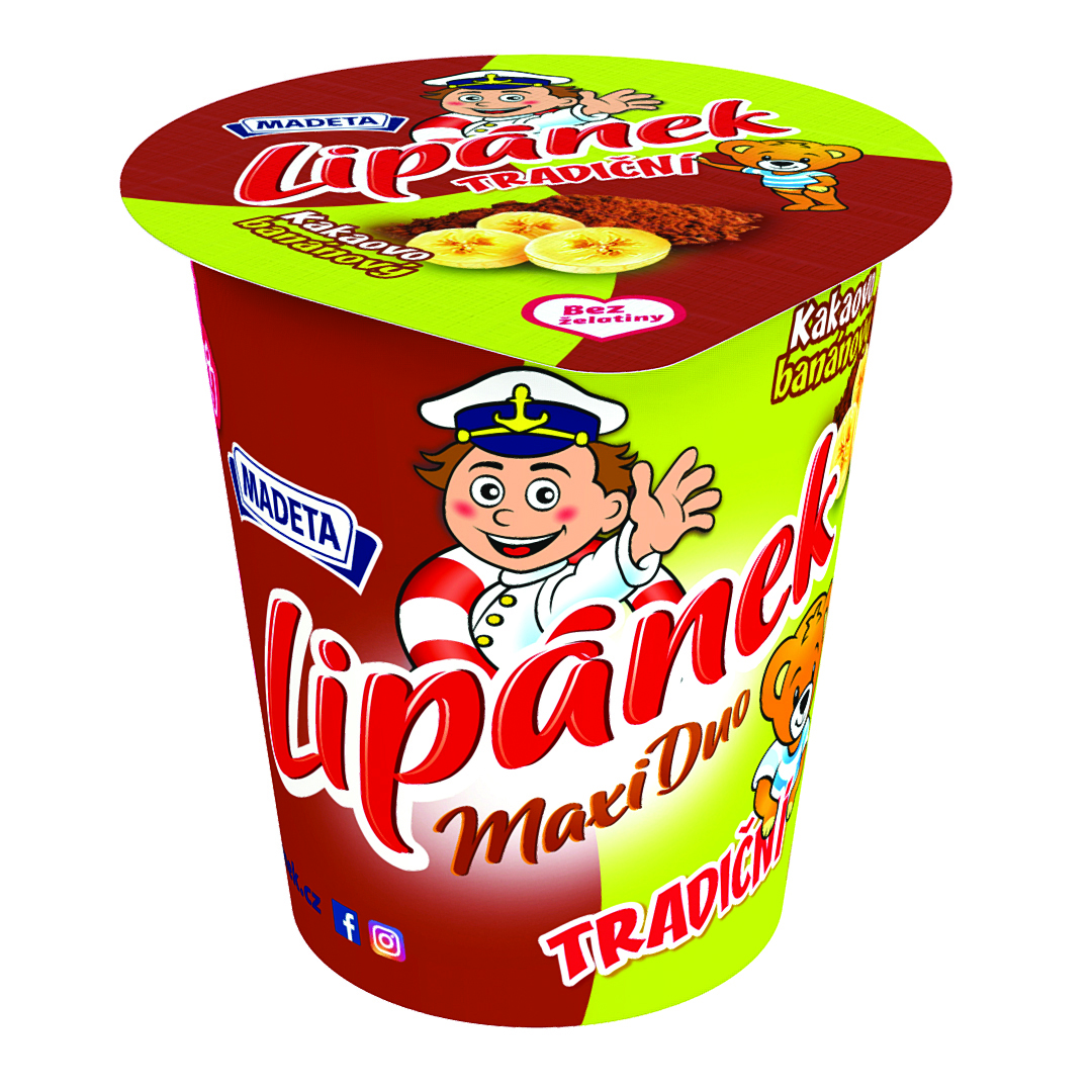 MADETA Lipánek Maxi Duo kakao-banán chlaz. 10 x 130 g