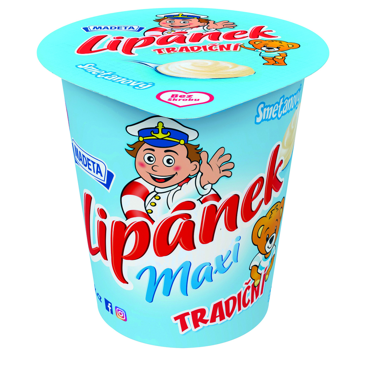 MADETA Lipánek Maxi smetanový chlaz. 10 x 130 g