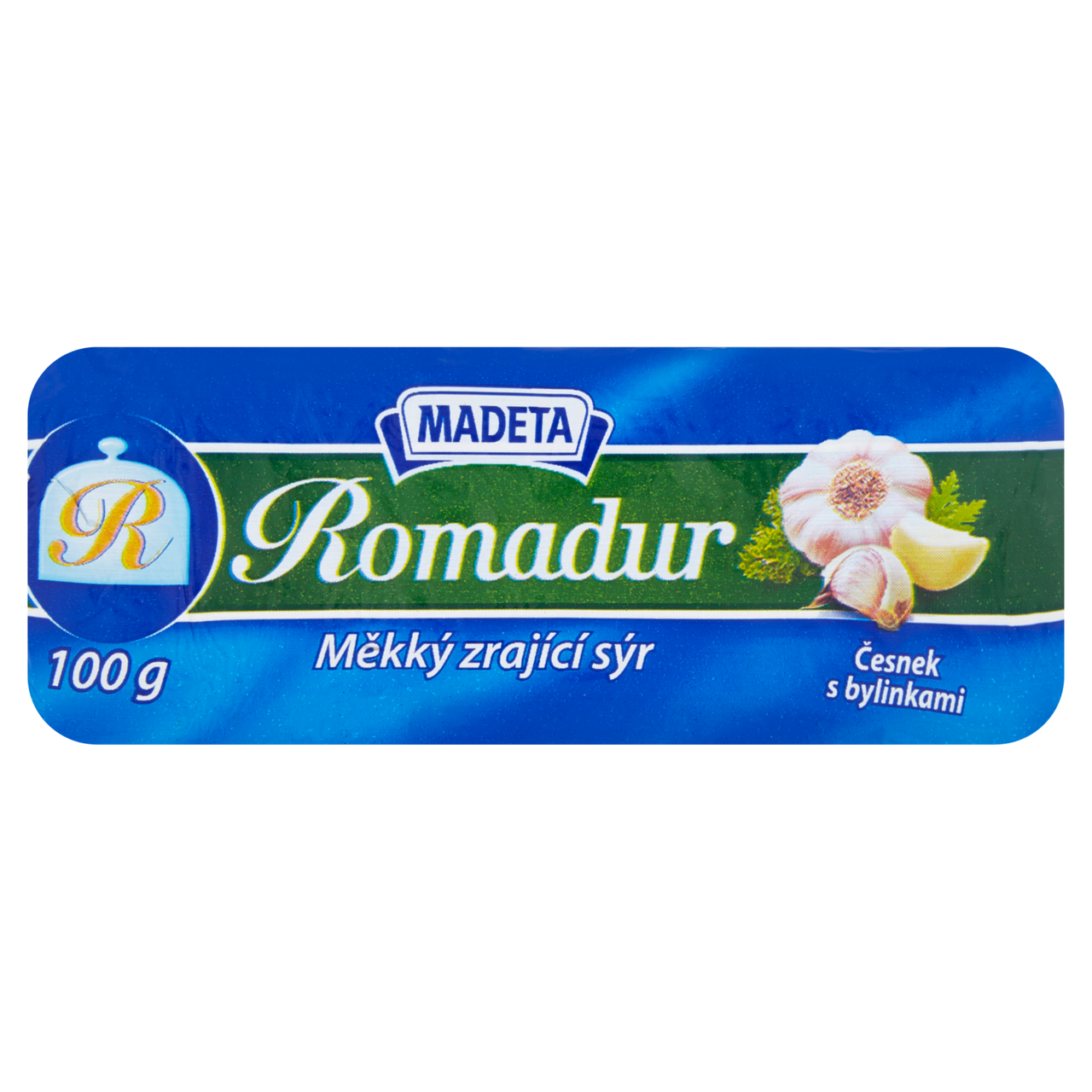 MADETA Romadur sýr s česnekem a bylinkami chlaz. 10 x 100 g