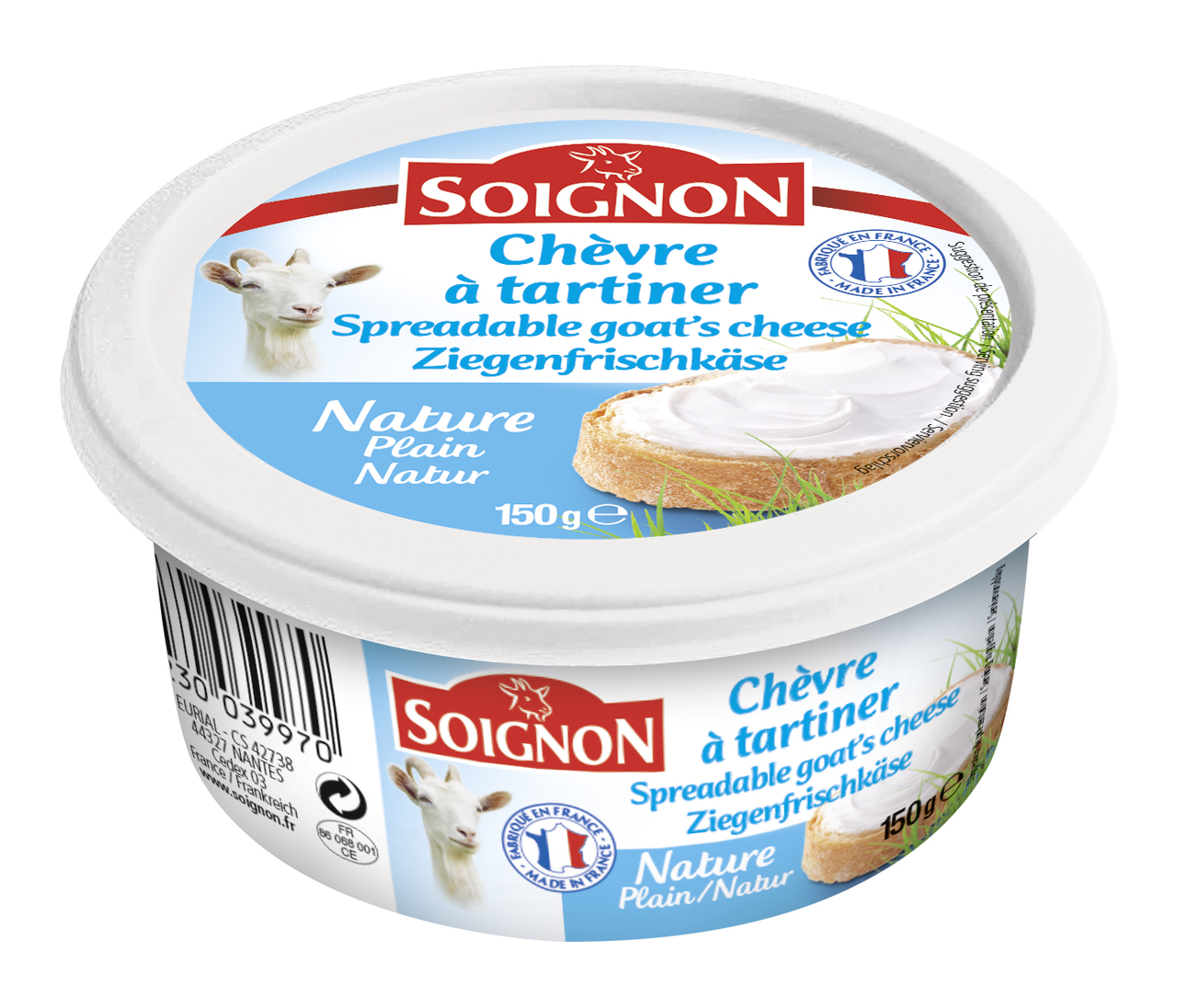 SOIGNON Chévre A Tartiner sýr kozí chlaz. 150 g