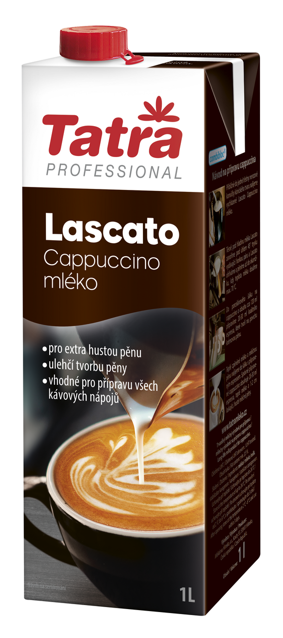 Tatra Lascato Mléko na Cappuccino 3,5 % 6 x 1 l