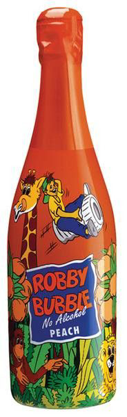 ROBBY BUBBLE Broskev Nápoj dětský šumivý 6 x 750 ml