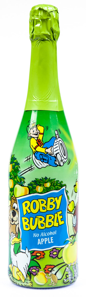 ROBBY BUBBLE Jablko Nápoj dětský šumivý 6 x 750 ml