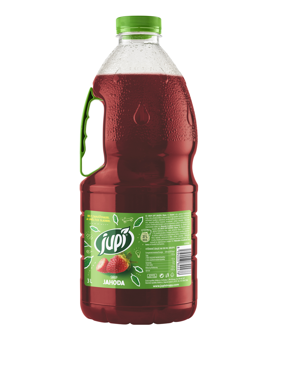 jupí Sirup jahoda 3 l