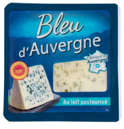 Bleu d'Auvergne sýr plísňový A.O.C. chlaz. 125 g