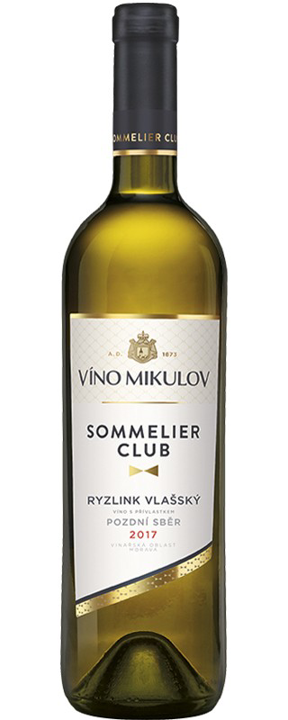 VÍNO MIKULOV Sommelier club Ryzlink vlašský pozdní sběr 6 x 750 ml