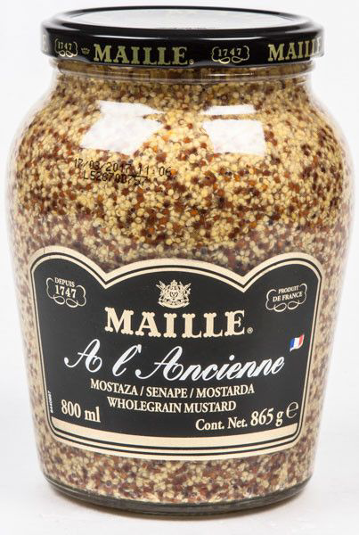 MAILLE Hořčice hrubozrnná 800 ml