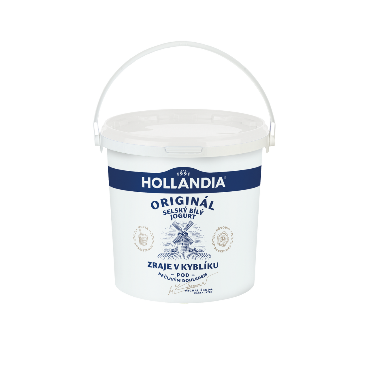 HOLLANDIA Selský jogurt bílý 3,7 % tuku chlaz. 10 kg