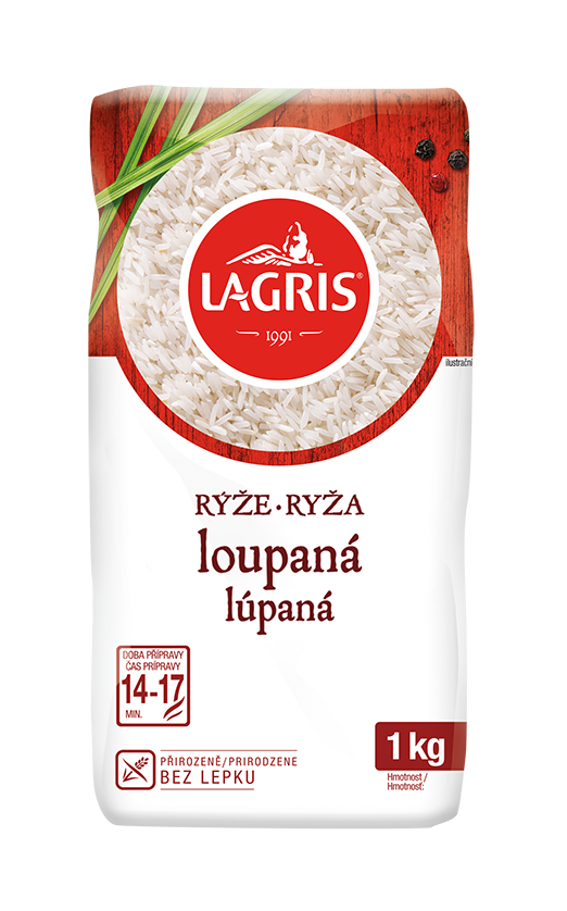 LAGRIS Rýže dlouhozrnná 6 x 1 kg