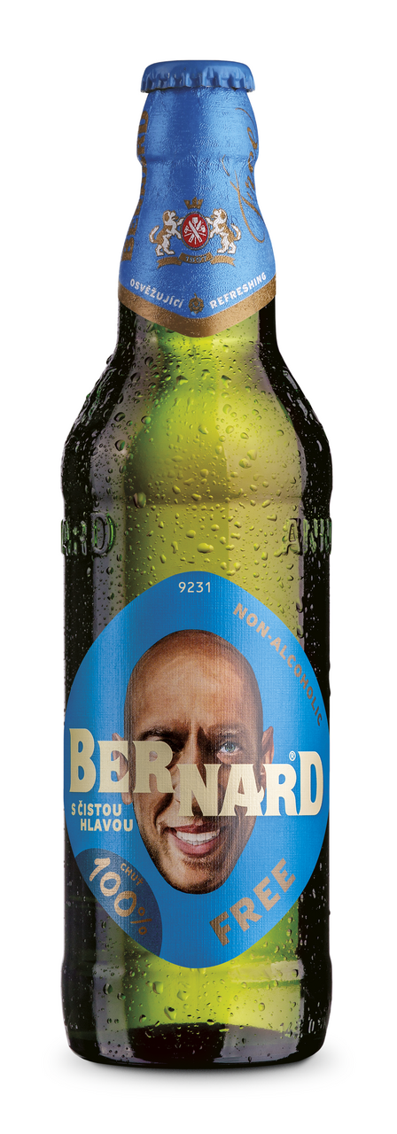 BERNARD Free Pivo nealkoholické 20 x 500 ml vratná láhev