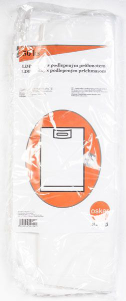 OSKAR Taška LDPE + průhmat 50 ks