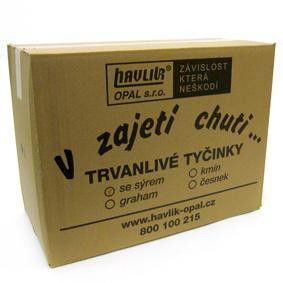 HAVLÍK OPAL Tyčinky se sýrem trvanlivé 30 x 200 g
