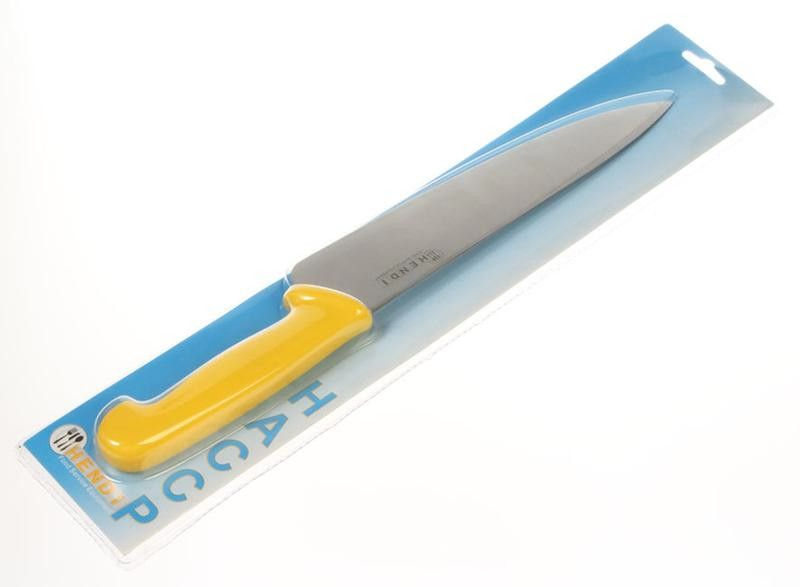 HENDI HACCP Nůž kuchařský 24 cm žlutý 1 ks