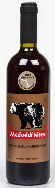 Medvědí krev (Bulharsko) 6 x 750 ml