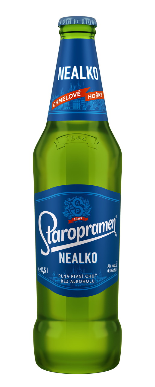 Staropramen Pivo nealkoholické 20 x 500 ml vratná láhev