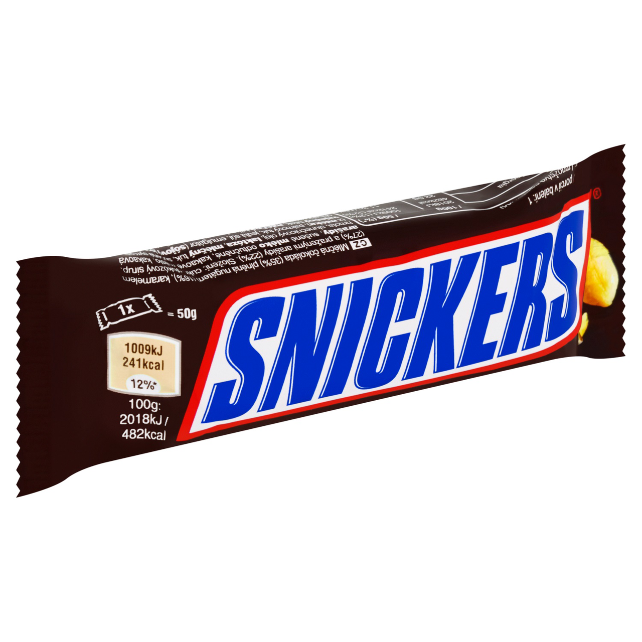 Snickers čokoládová tyčinka 40 x 50 g