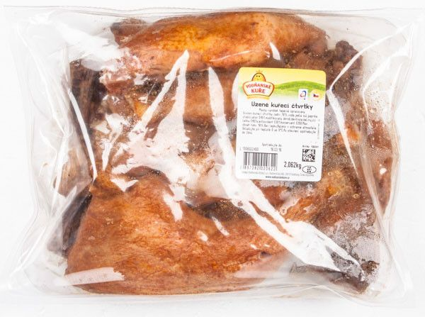 Vodňany Kuřecí čtvrtky uzené chlaz. váž. cca 2 kg