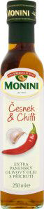 MONINI Olej olivový s česnekem a chilli Extra Virgin 250 ml