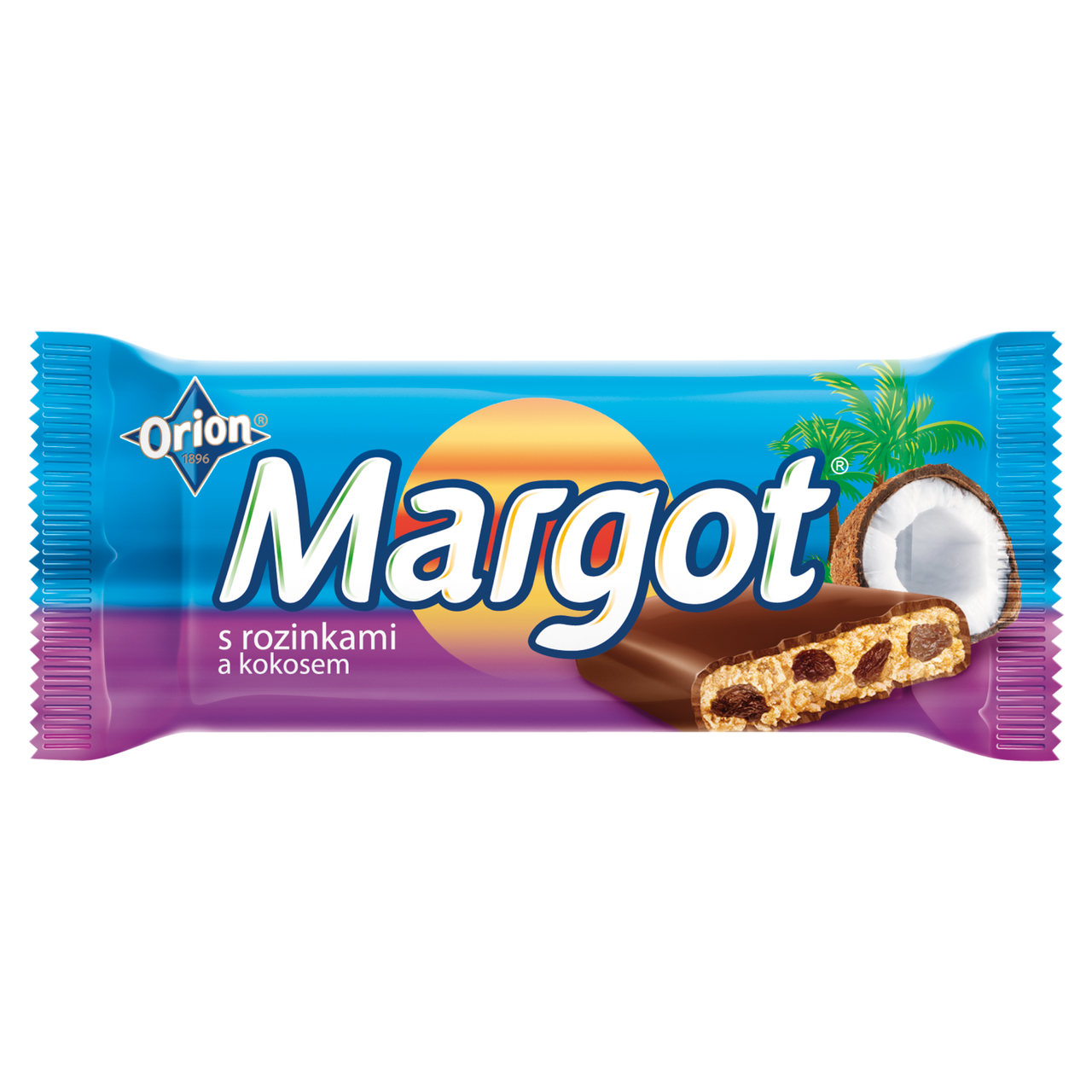 Orion Margot tyčinka rozinková 30 x 80 g