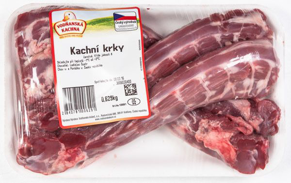 Krky kachní chlaz. váž. cca 600 g