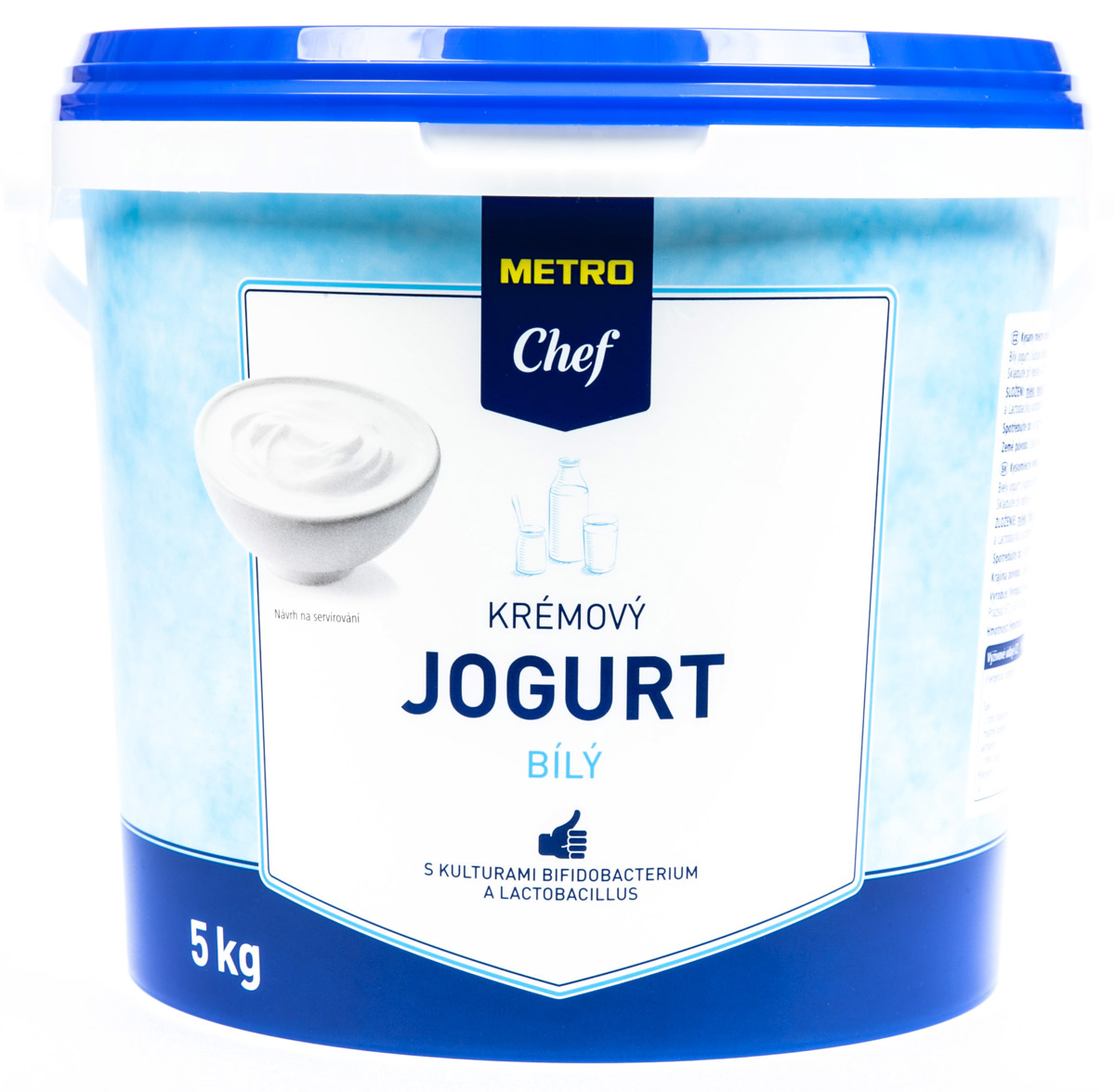 METRO Chef Jogurt bílý krémový 4 % tuku chlaz. 5 kg
