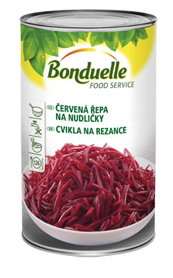 Bonduelle Řepa červená sterilovaná nudle 4 kg