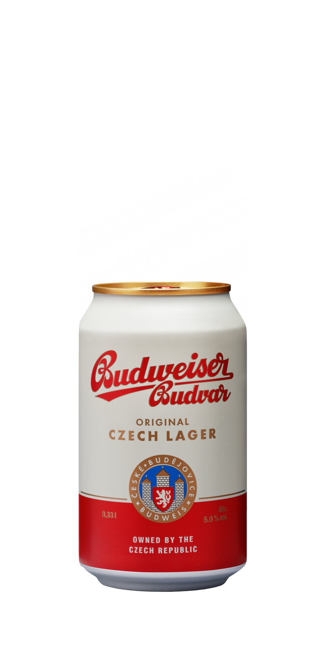 Budweiser Budvar Original Pivo 24 x 330 ml plech