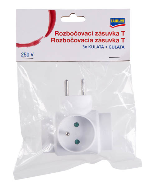 FAIRLINE Rozbočka 3-zásuvková V 1 ks