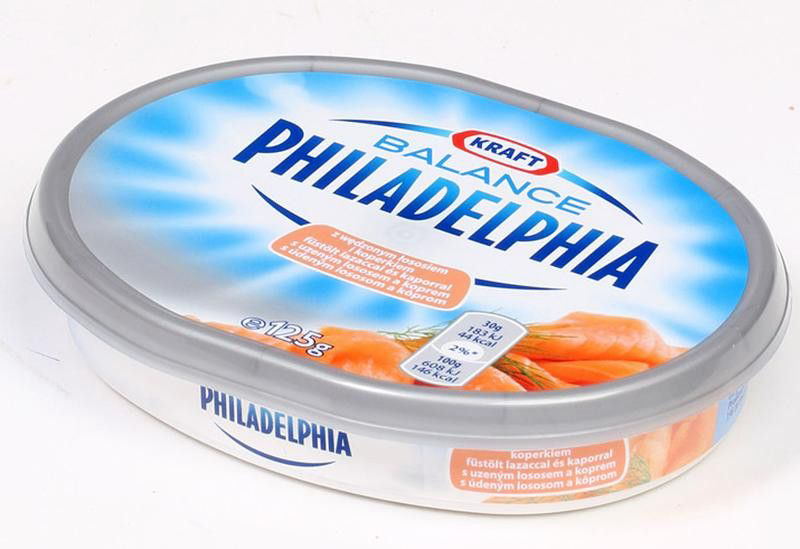 PHILADELPHIA sýr losos/kopr chlaz. 125 g