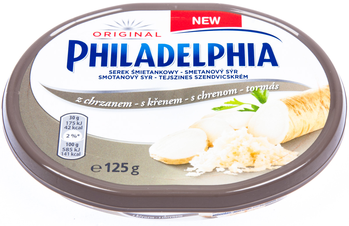 PHILADELPHIA sýr křen chlaz. 125 g