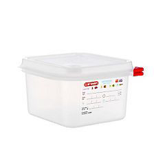 araven Nádoba s víkem HACCP GN1/6 100 mm 1,7 l plast 1 ks