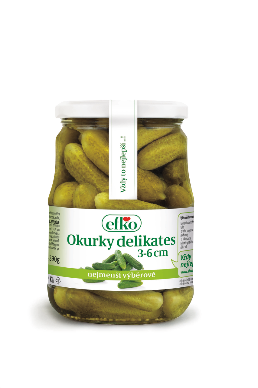 efko Okurky delikates 3 - 6 cm 6 x 720 ml