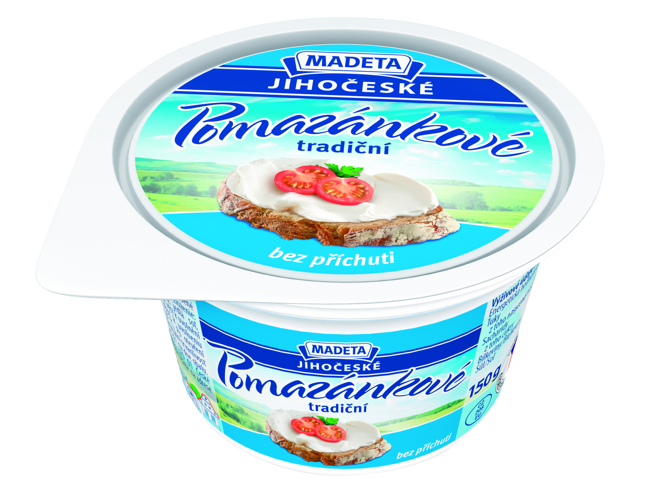 MADETA Jihočeské Tradiční pomazánkové lahůdkové (neochucené) chlaz. 6 x 150 g