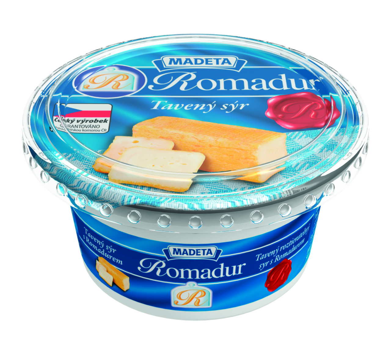 MADETA Jihočeská Tavený sýr Romadur chlaz. 6 x 125 g