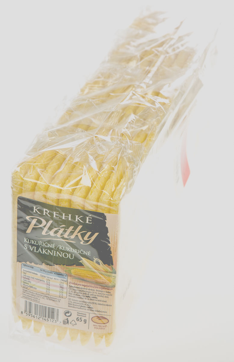 Michelské Pekárny Křehké plátky kukuřičné 5 x 65 g