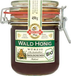 BIHOPHAR Med lesní BIO 450 g