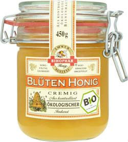 BIHOPHAR Med květový pastový BIO 450 g