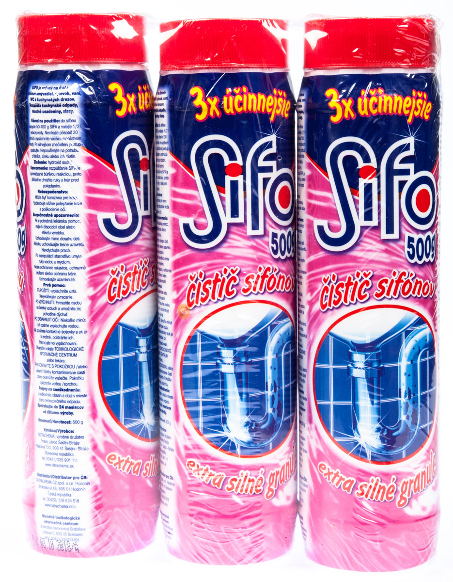 Sifo čistič sifónů 3 x 500 g