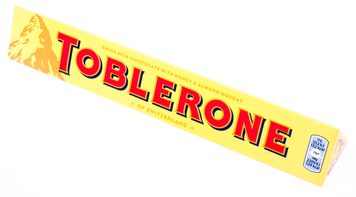 Toblerone čokoláda mléčná 4 x 100 g