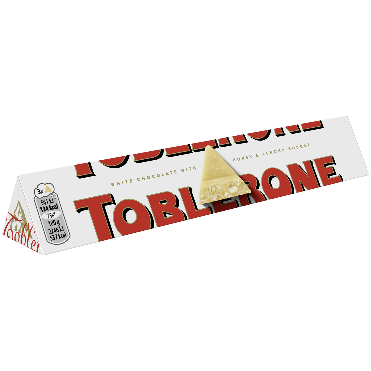 Toblerone čokoláda bílá 4 x 100 g