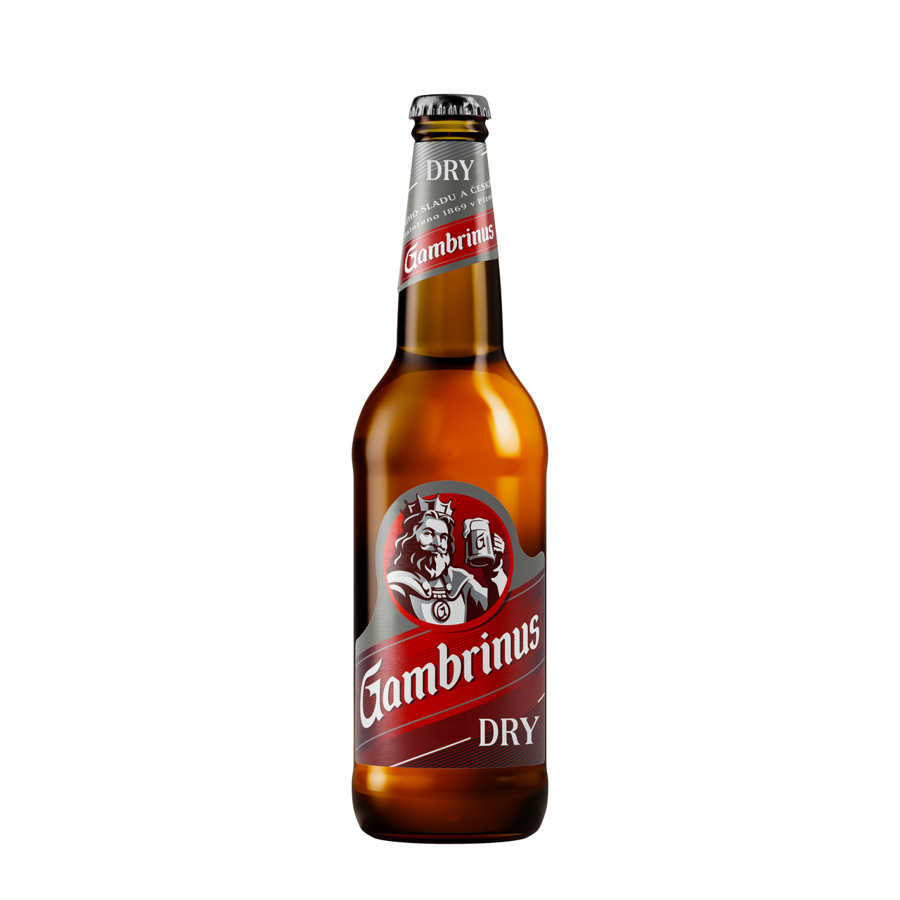 Gambrinus světlé výčepní pivo se sníženým obsahem cukru 20 x 500 ml vratná láhev