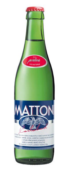 MATTONI Voda minerální perlivá 24 x 330 ml vratná láhev