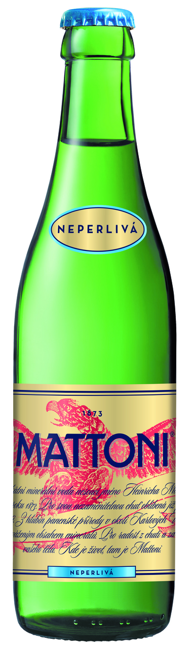 MATTONI Voda minerální neperlivá 24 x 330 ml vratná láhev